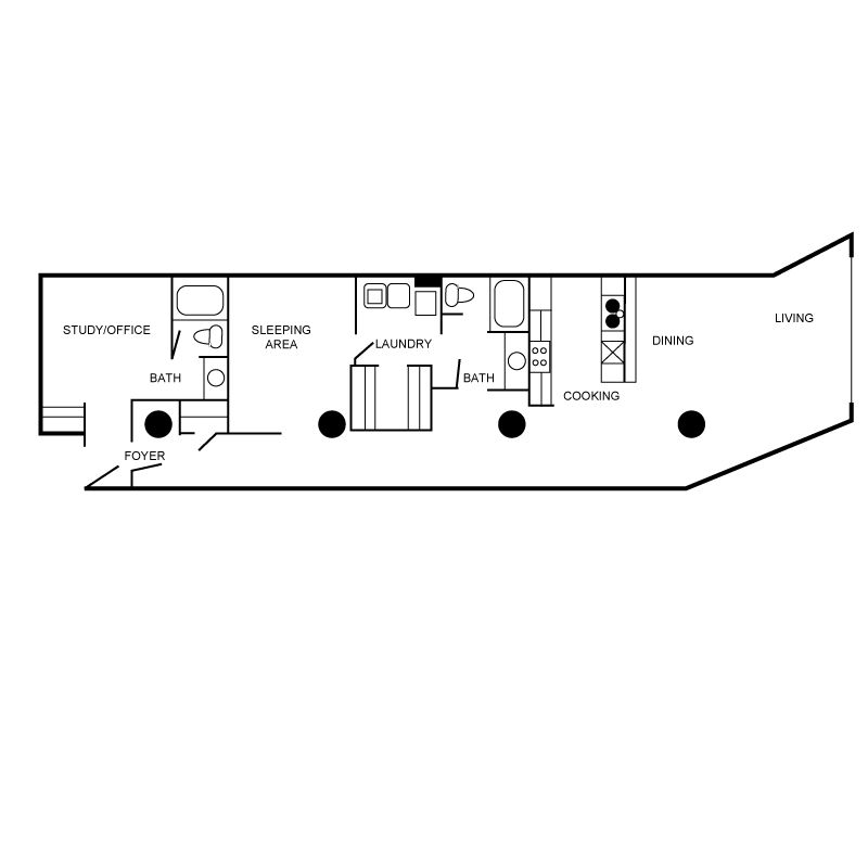 Floor plan layout diagram for c06